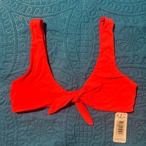 Dippin' Daisy's Vibrant neon orange Bikini Top